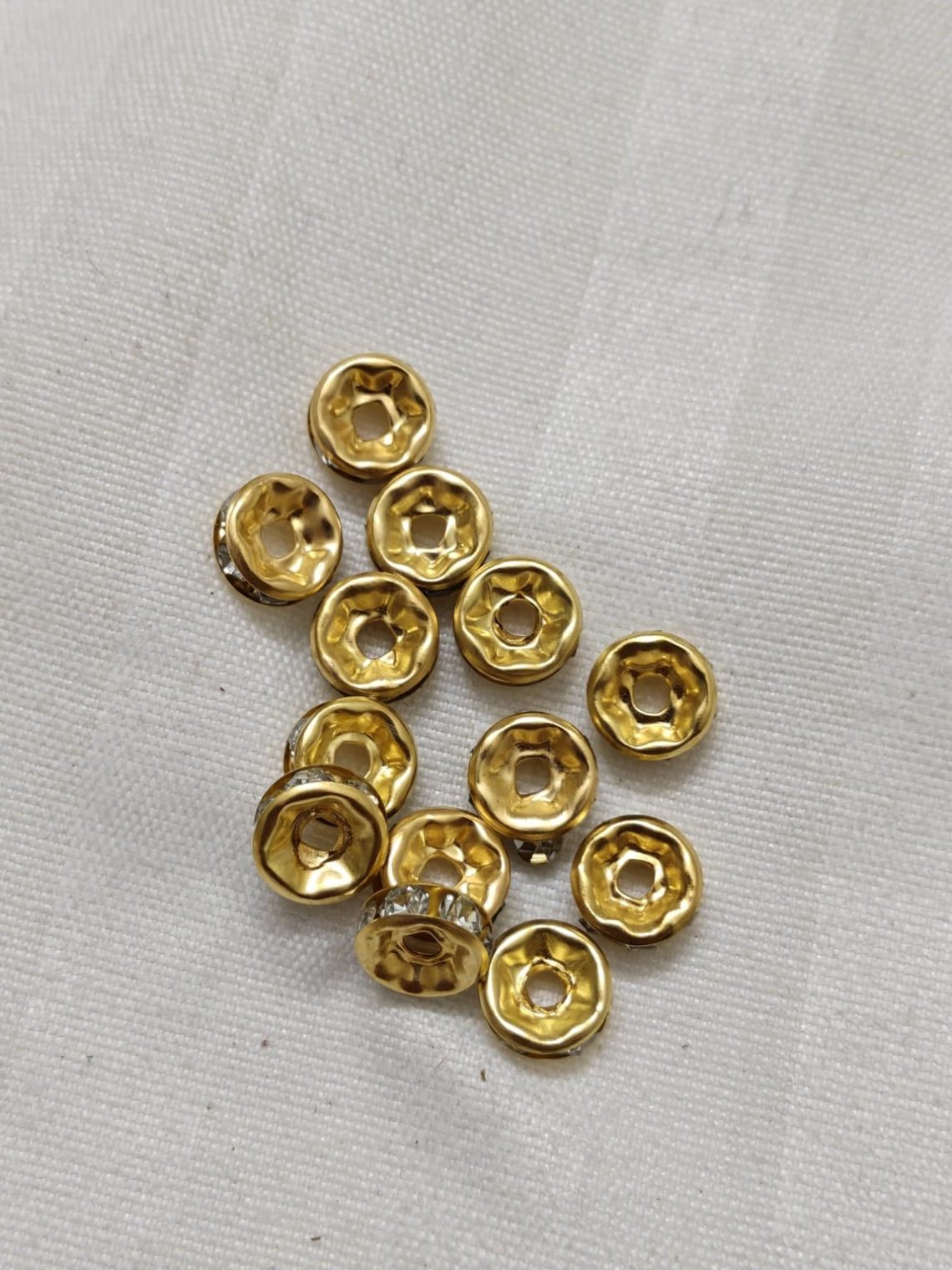 RhineStone Spacer beads 8mm